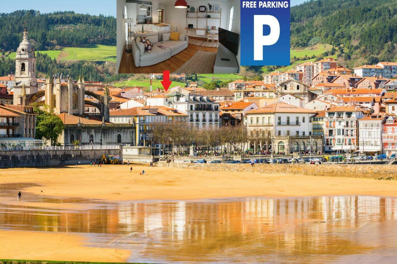 Elizape Con Ascensor Y Parking Gratis Apartamento Lekeitio Exterior foto
